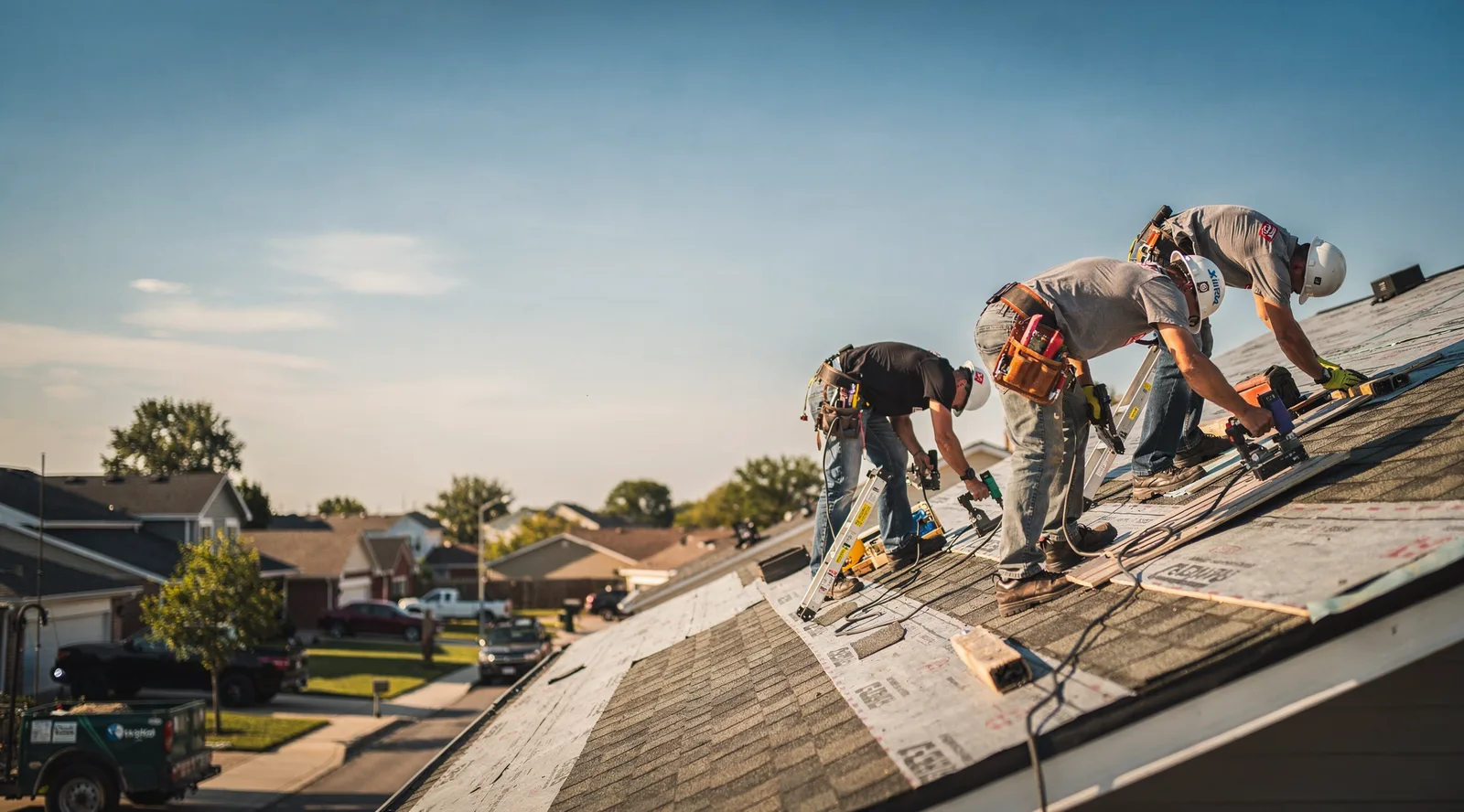 Roof Tarp Installation in East Syracuse, NY